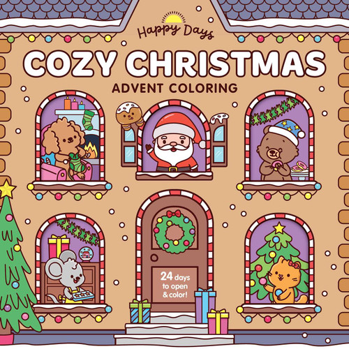 Cozy Christmas Advent Coloring Book (With a sealed section to open and enjoy each day of advent!) by Elena Aiello, 9780655246787