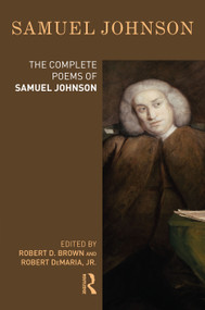 The Complete Poems of Samuel Johnson by Robert D. Brown, Robert DeMaria, Jr., 9781032226040