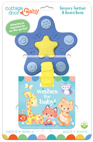 Wishes for Baby! Star Teether with Board Book by Katie Wood, Dawn Nesting, Cottage Door Press, 9798890195258