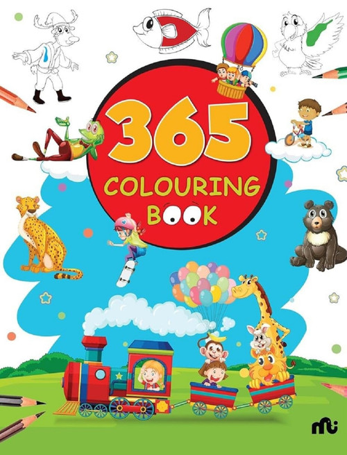 365 Colouring Book by Moonstone, Rupa Publications, 9789355207401