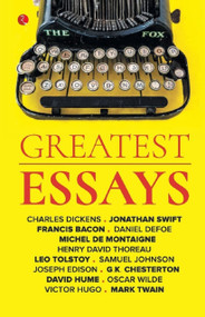 GREATEST ESSAYS by Rupa Publications, 9789389967913