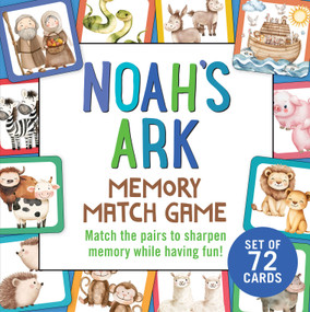 Noah's Ark Memory Match Game (set of 72 cards) by Peter Pauper Press Inc., 9781441348449