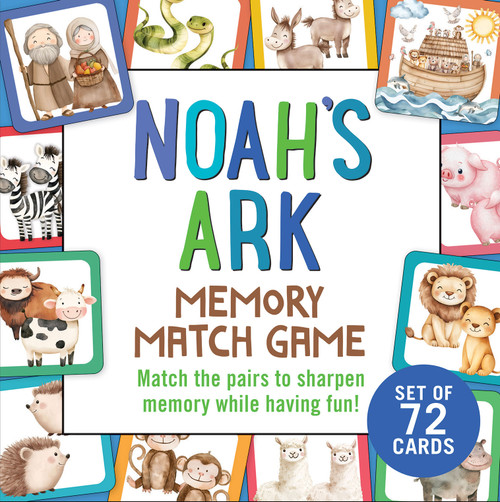 Noah's Ark Memory Match Game (set of 72 cards) by Peter Pauper Press Inc., 9781441348449