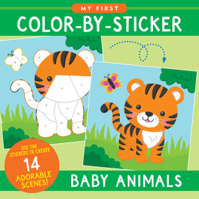 My First Color-by-Sticker Book - Baby Animals (14 scenes) by Martha Day Zschock, Peter Pauper Press Inc., 9781441348388