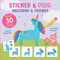 Sticker & Draw Unicorns & Friends (Create 30 Magical Creatures!) by Alice Potter, Peter Pauper Press Inc., 9781441348432