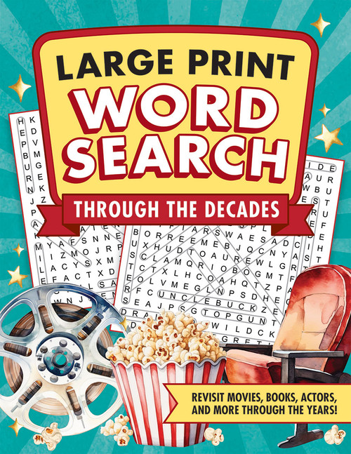 Through the Decades Large Print Word Search by Peter Pauper Press Inc., 9781441348777