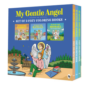 My Gentle Angel: Set of 3 Cozy Coloring Books by White Arrow Books, 9789370894747