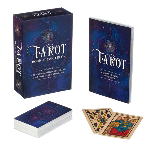 Tarot Book & Card Deck (Includes a 78-Card Marseilles Deck and a 160-Page Illustrated Book) by Alice Ekrek, 9781398801905