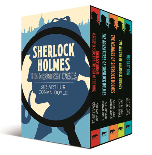 Sherlock Holmes: His Greatest Cases (5-Book Paperback Boxed Set) by Arthur Conan Doyle, 9781398805088