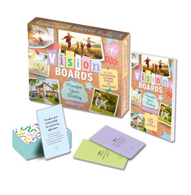 Vision Boards Manifest Your Destiny Kit (Includes 128-page Book, 40 Cards, Stickers, and Vision Board) by Yulia Niaguseva, 9781398850316