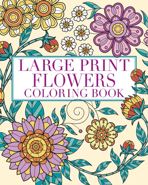 Large Print Flowers Coloring Book (Over 45 Images) by Tansy Willow, 9781398850361