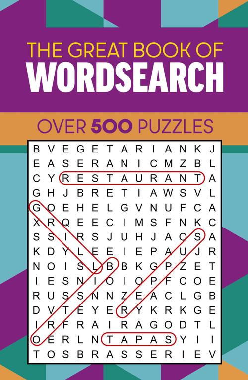 The Great Book of Wordsearch (Over 500 Puzzles) by Eric Saunders, 9781398850934