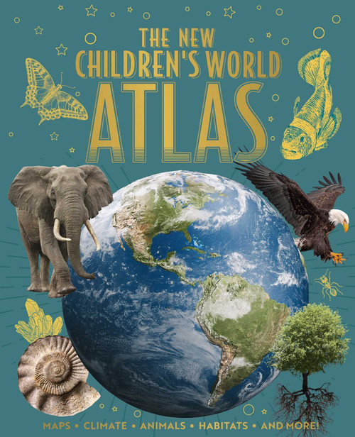 The New Children's World Atlas (Maps, Climate, Animals, Habitats, and More!) by Martin,Head,Hibbert,Gregory, 9781398857278