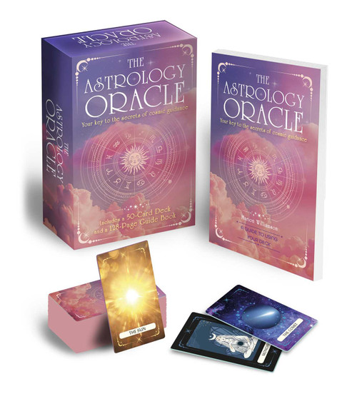 The Astrology Oracle Book & Card Deck (Includes a 50-Card Deck and a 128-Page Guide Book) by Marion Williamson, 9781398857759