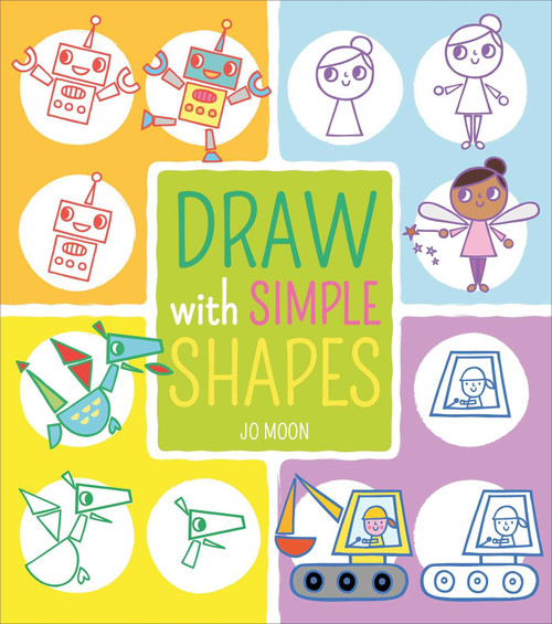 Draw with Simple Shapes by Moon, 9781789506037