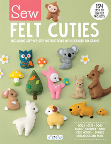 Sew Felt Cuties (Including Step-By-Step Instructions With Detailed Diagrams) by Tuva Publishing, 9786057834768