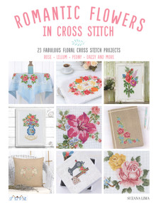 Romantic Flowers in Cross Stitch by Suzana Lima, 9786059192774