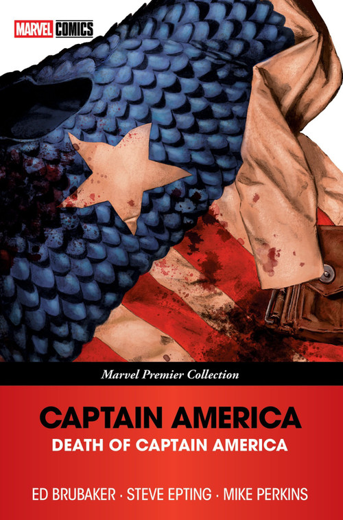 Captain America: The Death Of Captain America [Marvel Premier Collection] by Ed Brubaker, Steve Epting, Mike Perkins, Lee Weeks, 9781302970574