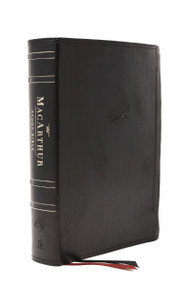 ESV, MacArthur Study Bible, Black Leathersoft, Thumb Indexed (Unleashing God's Truth One Verse at a Time (Holy Bible, English Standard Version)) by John F. MacArthur, Thomas Nelson, 9780785235644