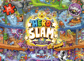 Jamie Smart's Hero Slam Jigsaw Puzzle: Inside the Temple of the Cat Demon: A 200-piece jigsaw puzzle from the no 1 bestselling creator of Bunny vs Monkey by Jamie Smart, 9781399642767