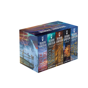 Stormlight Archive Mass Market Boxed Set 1-5 (The Way of Kings, Words of Radiance, Oathbringer, Rhythm of War, Wind and Truth) by Brandon Sanderson, 9781250476012
