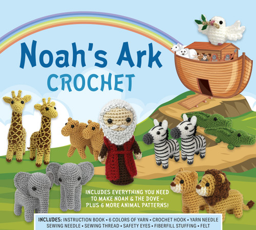 Noah's Ark Crochet (Includes Everything You Need to Make Noah & the Dove - Plus 6 More Animal Patterns!) by Kati Gálusz, 9780785850113