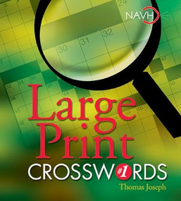 Large Print Crosswords #1 by Thomas Joseph, 9781454970316