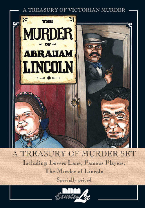 A Treasury of Murder Hardcover Set (Including Lovers Lane, Famous Players, The Murder of Lincoln) by Rick Geary, 9781681120621