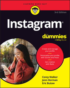 Instagram For Dummies by Eric Butow, Corey Walker, Jenn Herman, 9781394450428