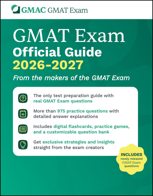 GMAT Official Guide 2026 - 2027 (Book + Online Question Bank) by GMAC (Graduate Management Admission Council), 9781394412808