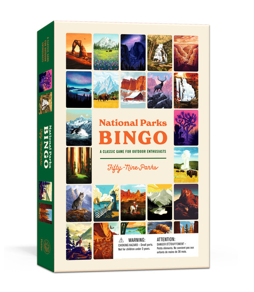 National Parks Bingo (A Classic Game for Outdoor Enthusiasts) by Fifty-Nine Parks, 9798217035250