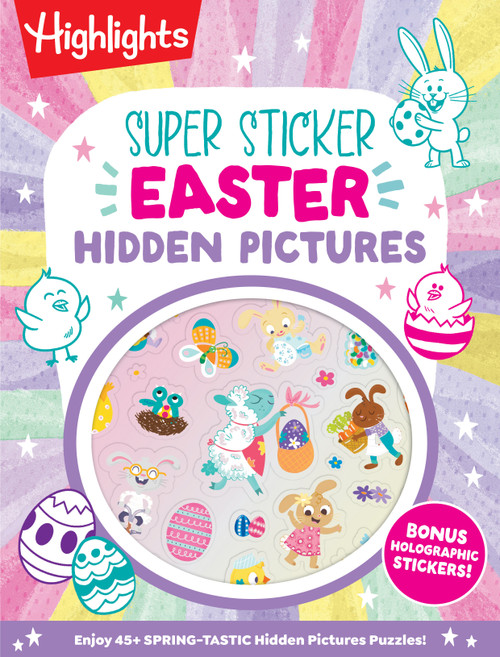 Super Sticker Easter Hidden Pictures by Highlights, 9781639626113