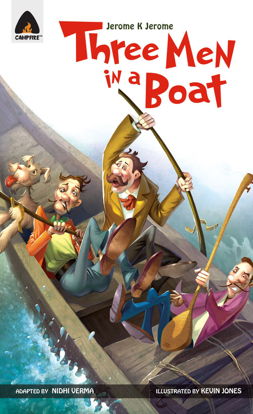 Three Men in a Boat (The Graphic Novel) by Jerome K. Jerome, Nidi Verma, K.L. Jones, 9789380741079