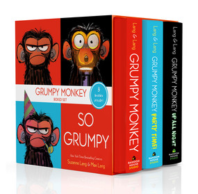 So Grumpy: Grumpy Monkey Board Book Boxed Set (Grumpy Monkey; Grumpy Monkey Party Time!; Grumpy Monkey Up All Night) by Suzanne Lang, Max Lang, 9798217231669