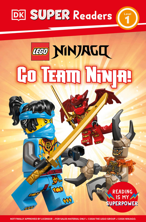 DK Super Readers Level 1 LEGO NINJAGO Go Team Ninja by DK, 9798217315987
