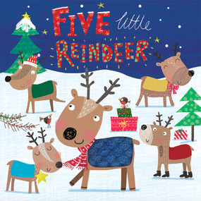 Five Little Reindeer by Little Hippo Books, Clare Fennel, 9781966969938
