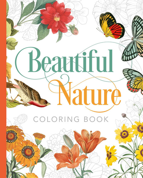Beautiful Nature Coloring Book by Peter Gray, John James Audubon, Pierre-Joseph Redouté, 9781398821101