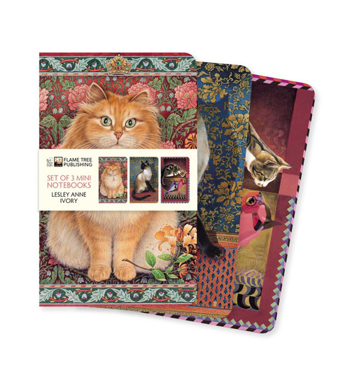 Lesley Anne Ivory Set of 3 Mini Notebooks by Flame Tree Studio, 9781839642852