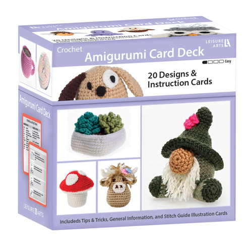 Amigurumi Card Deck (20 Designs & Instruction Cards) by Leisure Arts, 9781644038024