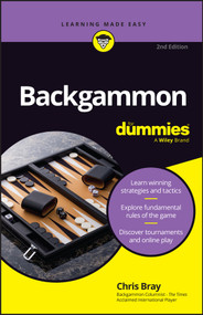 Backgammon For Dummies by Chris Bray, 9781394445516
