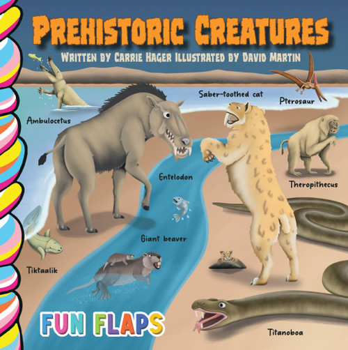 Prehistoric Creatures by Carrie Hager, David Martin, 9781834040073