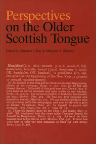 Perspectives on the Older Scottish Tongue by Christian Kay, Margaret Mackay, 9781399572668