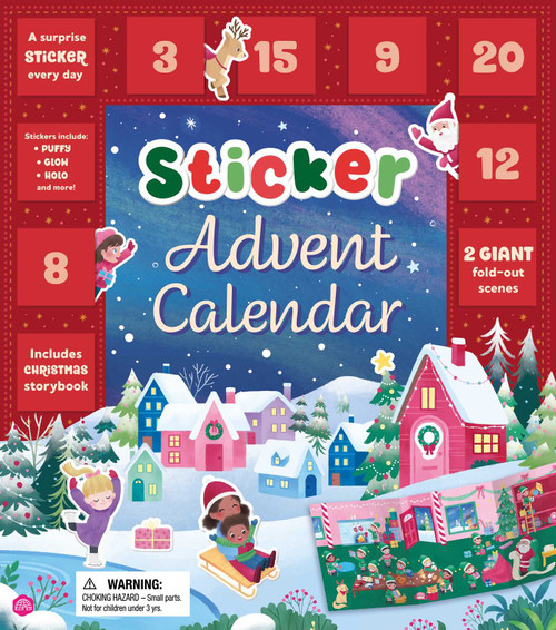 Sticker Advent Calendar (a Sticker Surprise Every Day with 3 Types of Stickers, Fold-Out Scene to Decorate, and Christmas Storybook) by IglooBooks, Yenna  Mariana, 9781805854234