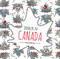 Doodled In Canada (Educational Colouring Book) by Melissa Lloyd, 9781777136321