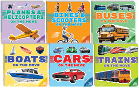 Watch Them Move Series Transportation Board Book 6-Book Set by Curiosity Unlocked Collective Curiosity Unlocked Collective, 9798330933686