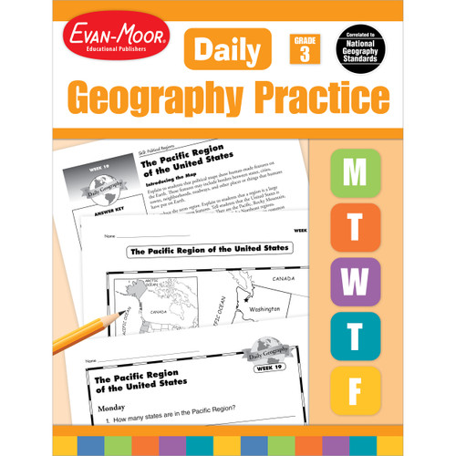 Daily Geography Practice Grade 3 Te by Evan-Moor Educational Publishers, 9781557999726