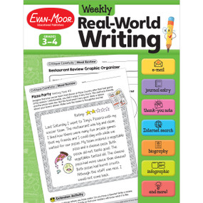 Weekly Real-World Writing, Grades 3-4 by Evan-Moor Educational Publishers, 9781645141570