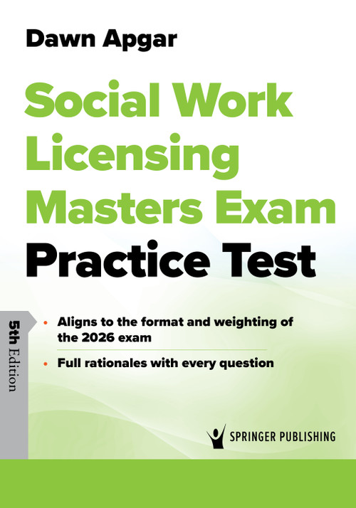 Social Work Licensing Masters Exam Practice Test by Dawn Apgar, 9780826154996