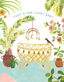 Love Muchly Greeting Cards: Baby - That's one lucky baby (Pack of 6) by COMPENDIUM, 9798217465682