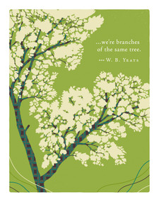 Positively Green Greeting Cards: Love - We're branches of the same tree (Pack of 6) by COMPENDIUM, 9798217467549